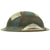 Original U.S. WWI M1917 Doughboy Helmet with AEF Advance Sector Panel Camouflage Paint Original Items