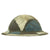 Original U.S. WWI M1917 Doughboy Helmet with AEF Advance Sector Panel Camouflage Paint Original Items