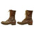 Original U.S. WWII Airborne Paratrooper Brown Leather Jump Boots - Service Used Original Items