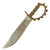 Original U.S. WWII 1st Battalion Ranger Australian Large Cog Guard Knuckle V44 Bowie Fighting Knife Original Items
