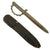 Original U.S. WWII Large Aluminum Handle Cog Knuckle Knife with Original Sheath Original Items