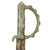 Original U.S. WWII Large Aluminum Handle Cog Knuckle Knife with Original Sheath Original Items