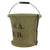 Original U.S. WWII Medical Department Folding Canvas Water Bucket by Handy Folding Pail Co. New York Original Items