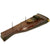 Original WWI-WWII Swedish Model 1894 Mauser Carbine Buttstock “Trench Art” Cribbage Board Original Items