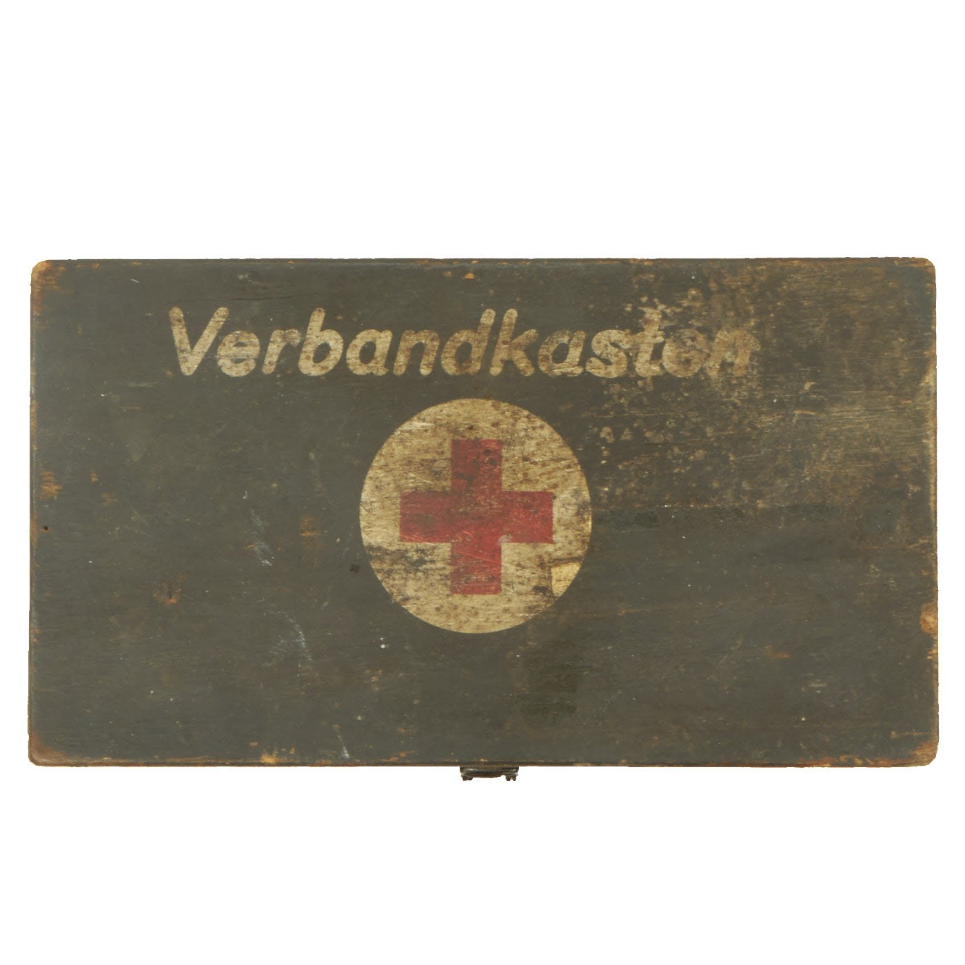 Original German WWII Verbandkasten Medic First Aid Wood Chest