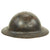 Original U.S. WWI British Made M1917 Named 26th Division Doughboy Helmet with Multi-Color Camouflage Paint Original Items