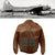 Original U.S. WWII B-17 Dottie Jane 708th Bomb Squadron Named A-2 Flight Jacket  with Research Binder and Journal Entries Original Items