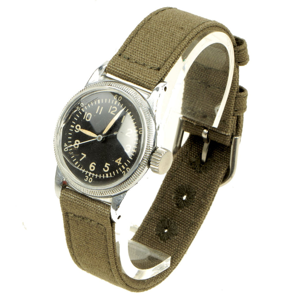 Original U.S. WWII 1945 dated Type A-11 USAAF Wrist Watch by Waltham - Fully Functional Original Items