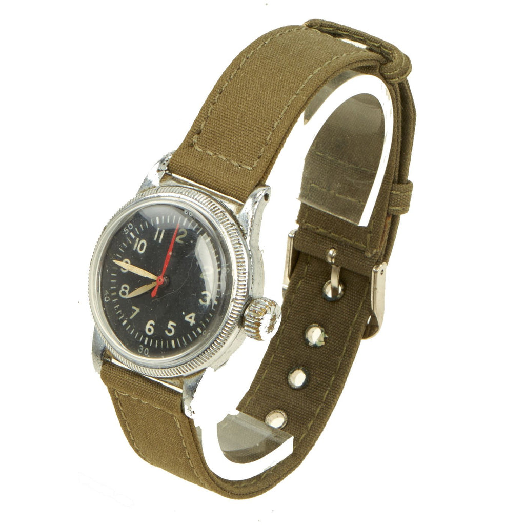 Original U.S. WWII 1945 dated Type A-11 USAAF Wrist Watch by Waltham - Fully Functional Original Items