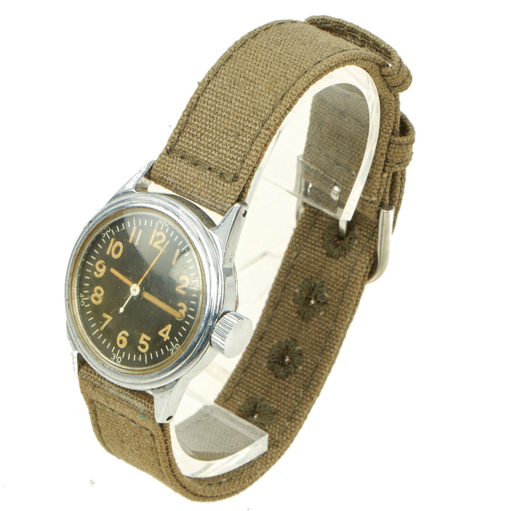 Original U.S. WWII 1944 Type A-11 USAAF Wrist Watch by Elgin - Fully Functional Original Items