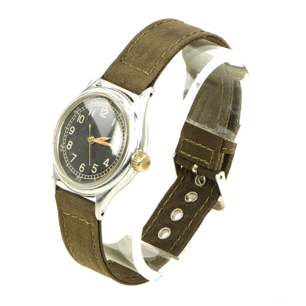 Original U.S. WWII 1943 Type A-11 USAAF Wrist Watch by Bulova - Fully Functional Original Items