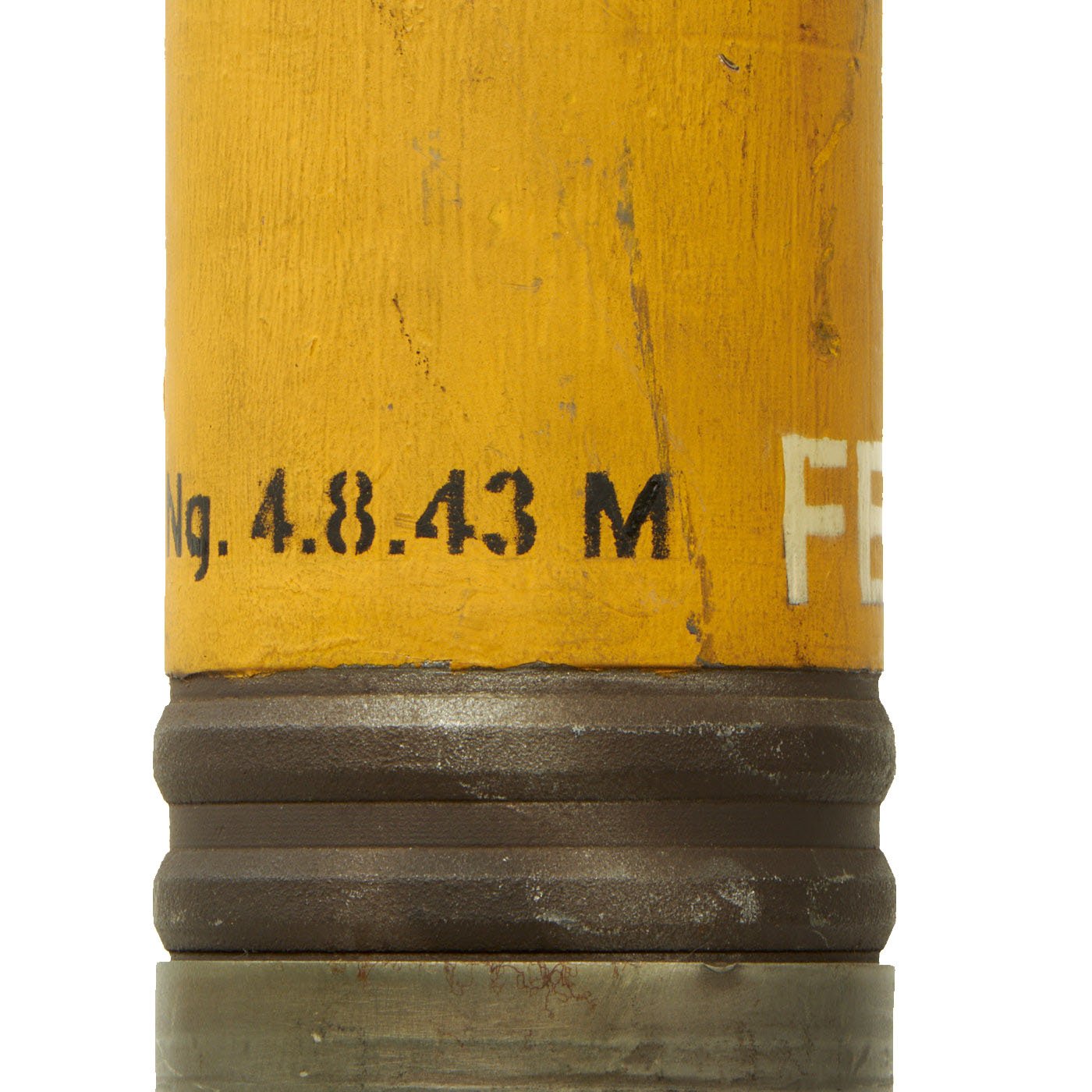 Original German WWII FlaK 88 High Explosive Inert Shell with Casing ...