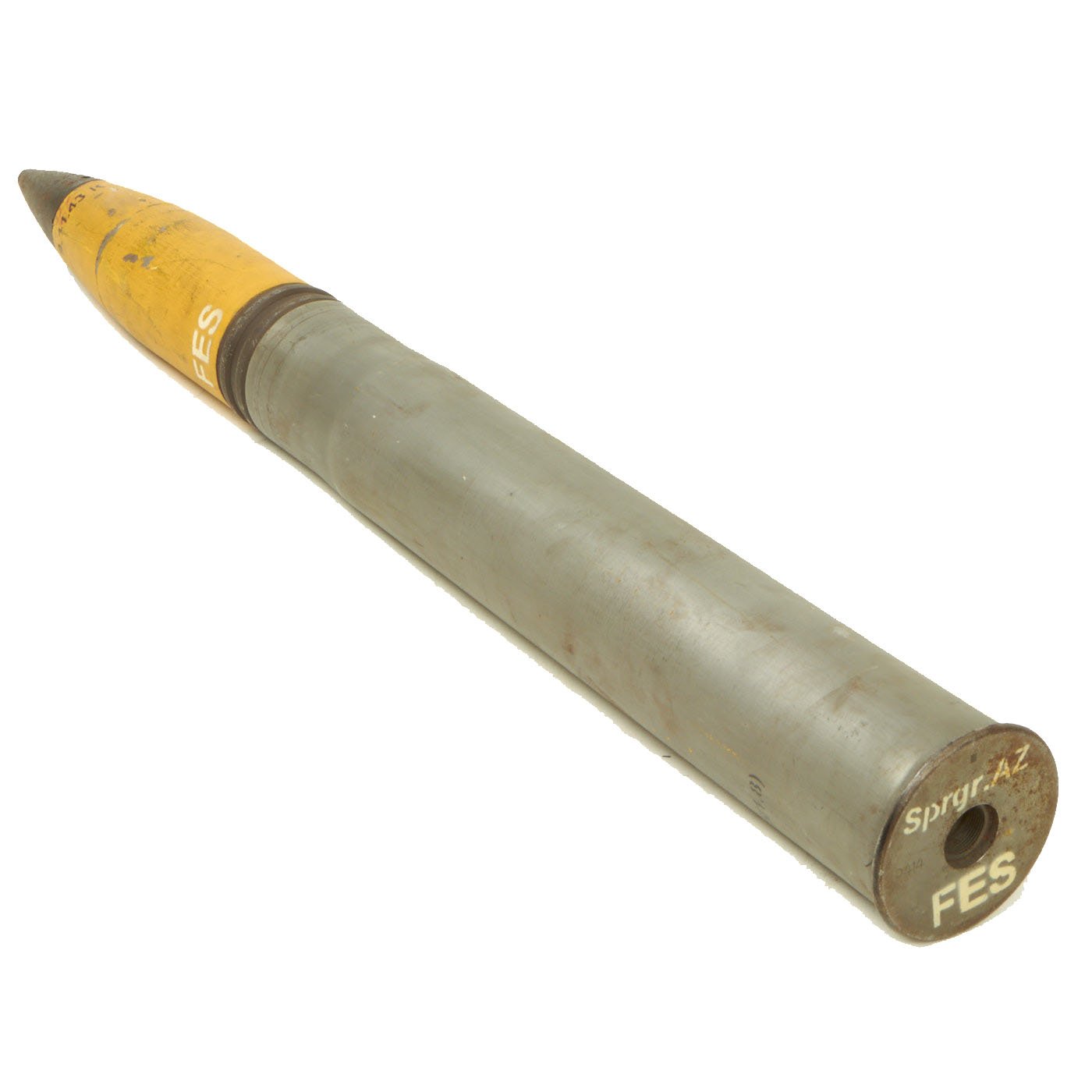 Original German WWII FlaK 88 High Explosive Inert Shell, 53% OFF