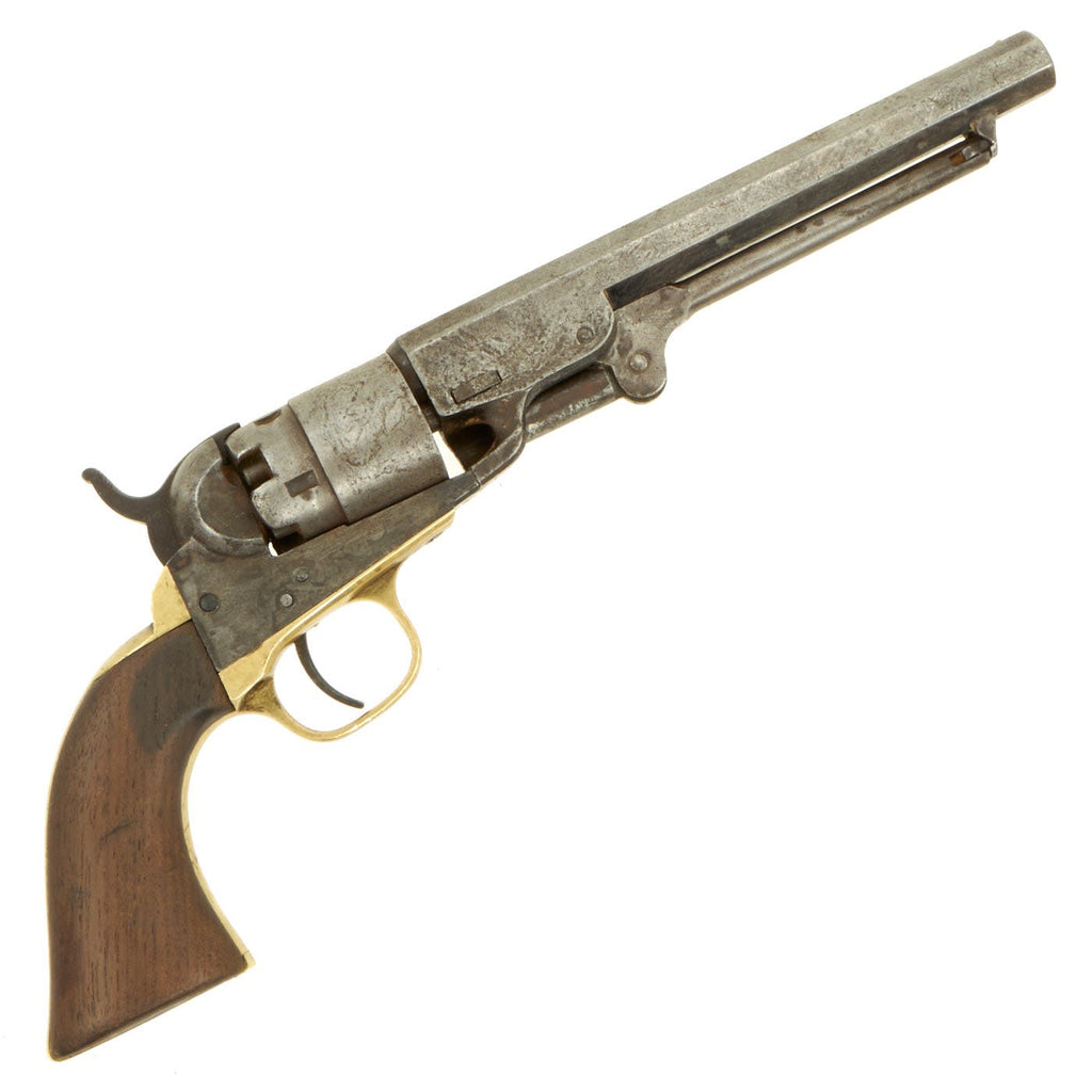 Original Rare U.S. Civil War Colt M-1862 Pocket Navy .36cal Percussion Revolver with 6 1/2" Barrel made in 1863 - Serial 9498 Original Items