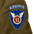 Original U.S. WWII 187th Glider Infantry Regiment (GIR) Named Ike Jacket and Hand Painted B-4 Bag Original Items
