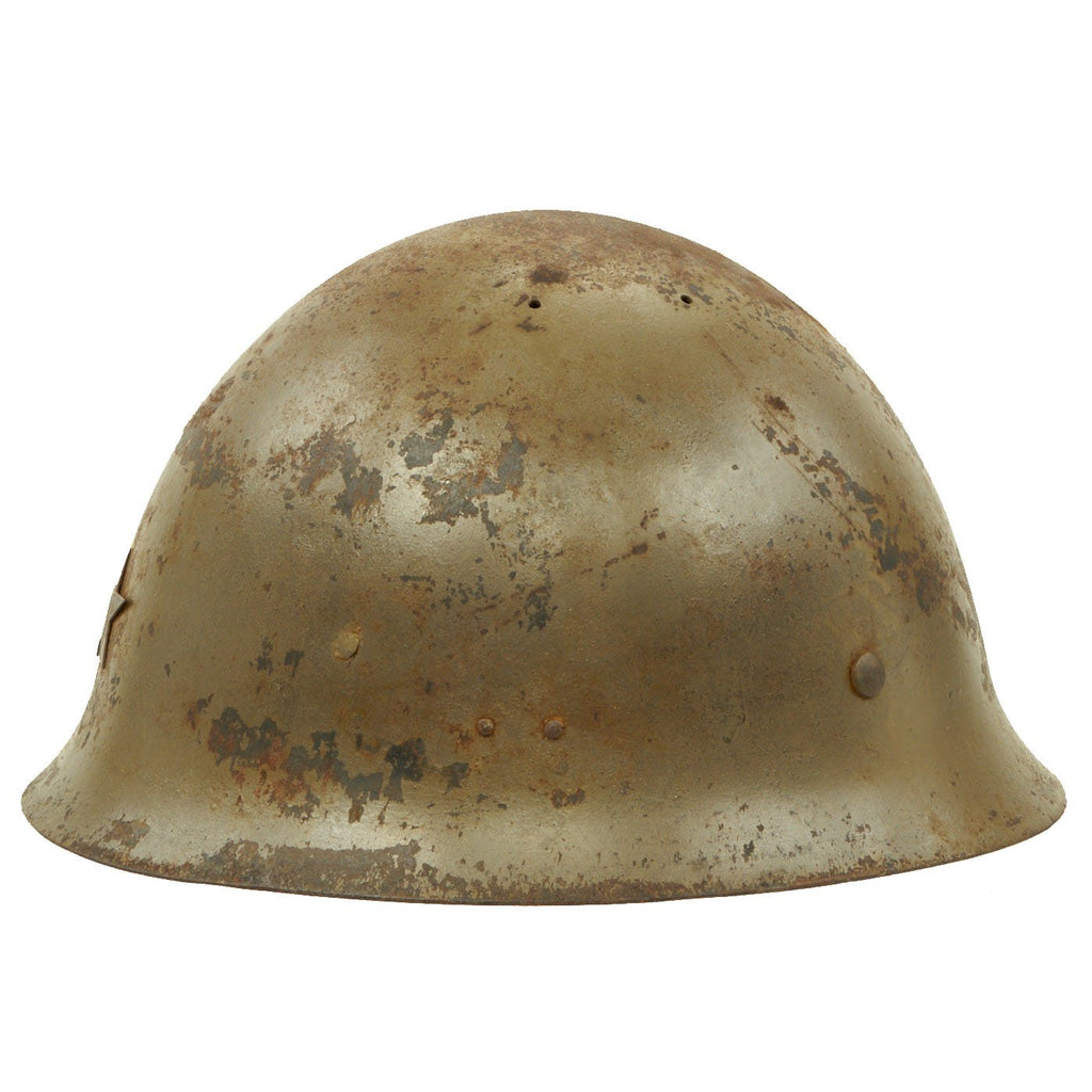 Original Japanese WWII 1939 dated Type 92 Army Combat Helmet with Line ...