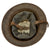 Original WWI U.S. Marine Corps Service Worn M1917 Doughboy Helmet Shell with EGA Badge Original Items