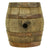 Original British Naval Small Wooden Copper Hoop Brandy Keg Dated 1765 - Broad Arrow & BO Marked Original Items