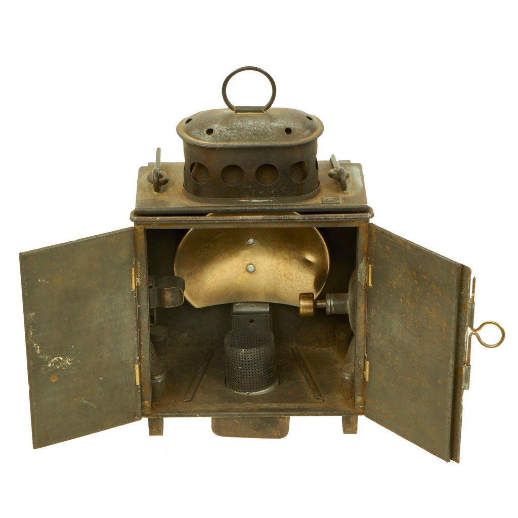 Original German WWI Blendlat 07/12 Trench Lantern by Gebr. Bing A.G. of Nürnberg Original Items
