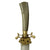 Original German 18th Century Hirschfänger Long Hunting Dagger with Horn Grip & Decorated Scabbard Original Items
