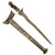 Original Dutch East Indies Kris Dagger with Carved Handle in Scabbard from the Island of Java - circa 1850 Original Items