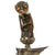 Original Dutch East Indies Kris Dagger with Carved Handle in Scabbard from the Island of Java - circa 1850 Original Items