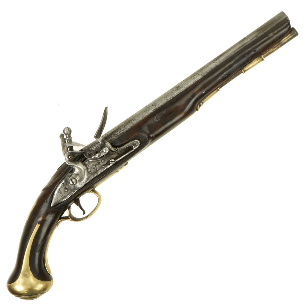Original British Tower Marked Flintlock P-1756/81 Land Service Heavy Dragoon Pistol - G.R. Marked Original Items