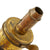 Original Set of 4 British 18th - 19th Century Copper & Brass Powder Flasks - circa 1780 - 1850 Original Items