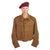 Original British WWII Airborne Royal Artillery P-40 “Battledress” Uniform Set - Beret, Tunic, Trousers, Mesh Tank Top and Belt Original Items