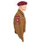 Original British WWII Airborne Royal Artillery P-40 “Battledress” Uniform Set - Beret, Tunic, Trousers, Mesh Tank Top and Belt Original Items