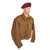 Original British WWII Airborne Royal Artillery P-40 “Battledress” Uniform Set - Beret, Tunic, Trousers, Mesh Tank Top and Belt Original Items