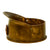 Original U.S. WWI Trench Art Brass 75mm Artillery Shell Visor Cap - dated 1918 Original Items