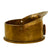 Original U.S. WWI Trench Art Brass 75mm Artillery Shell Visor Cap - dated 1918 Original Items