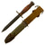 Original U.S. WWII M4 Bayonet by Kinfolks for the M1 Carbine with M8A1 Scabbard Original Items