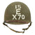 Original WWII U.S. Navy Unit Marked 1942 McCord Front Seam Fixed Bale M1 Helmet with Westinghouse Liner Original Items