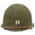 Original U.S. WWII 1944 Captain's M1 Schlueter Swivel Bale Front Seam Helmet with Matching Firestone Liner Original Items