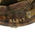 Original U.S. WWII 1944 Captain's M1 Schlueter Swivel Bale Front Seam Helmet with Matching Firestone Liner Original Items