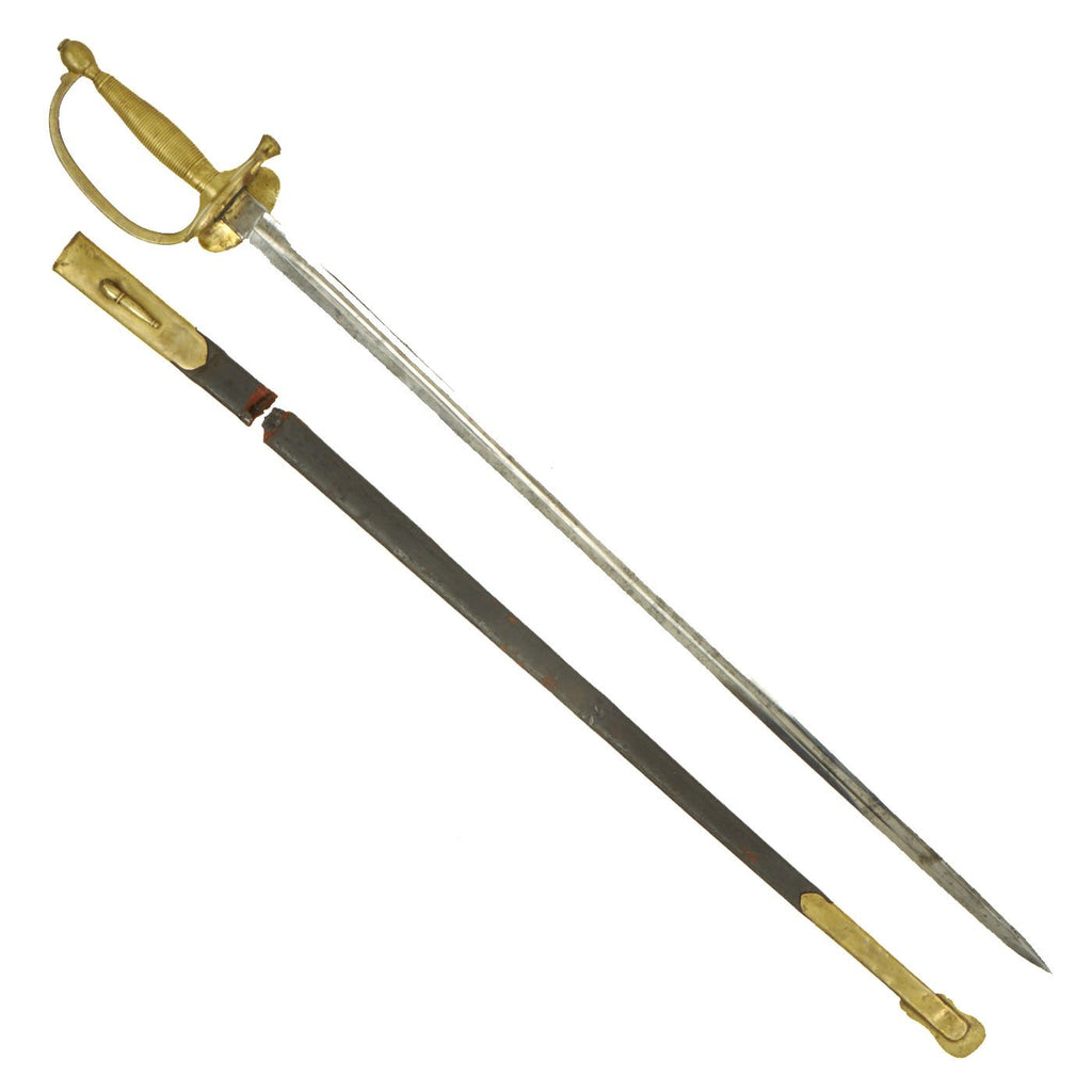 Original U.S. Civil War M-1840 USMC NCO's Sword by Horstmann with Early Wide German Blade & Broken Scabbard Original Items