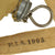 Original Unissued U.S. Pre-WWI M1878 Canteen and Belt Clip by Rock Island Arsenal - dated 1909 Original Items