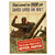 Original WWII U.S. Government Printing Office Propaganda Large Tank Poster - Time Saved on Your Job Original Items