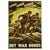 Original WWII U.S. Government Printing Office Propaganda Large Poster - Attack Attack Attack War Bonds Original Items