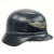 Original German WWII Luftschutz Civil Air Defense Beaded M35 Helmet marked Q62 Original Items