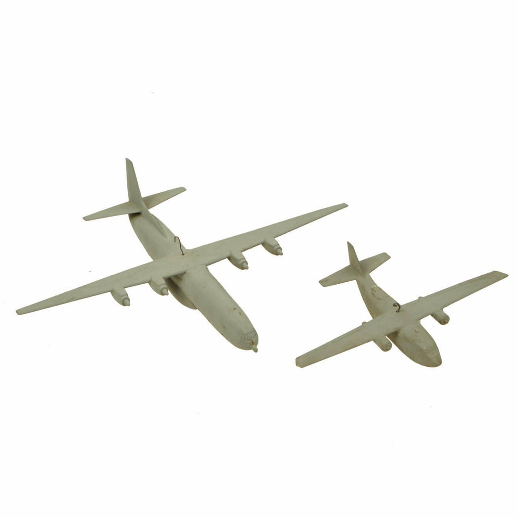 Original Cold War U.S. 1950s Air Force Recognition Model Airplane Set- C-133 and C-123B Cargo Planes Original Items