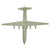 Original Cold War U.S. 1950s Air Force Recognition Model Airplane Set- C-133 and C-123B Cargo Planes Original Items