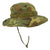 Original U.S. Vietnam War Direct Embroider Lime Green Dominant ERDL Boonie Hat with Veteran Personalization Original Items