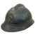 Original French WWI Early Issue Model 1915 Adrian Helmet in Horizon Blue with RF Badge Original Items