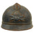 Original French WWI Model 1915 Adrian Helmet with Artillery Plate Original Items