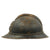 Original French WWI Model 1915 Adrian Helmet with Artillery Plate Original Items