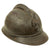 Original French WWI Battle Damaged Model 1915 Adrian Infantry Helmet - Horizon Blue Original Items