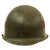 Original U.S. WWII Medic 1941 M1 McCord Front Seam Fixed Bale Helmet with Firestone Liner Original Items